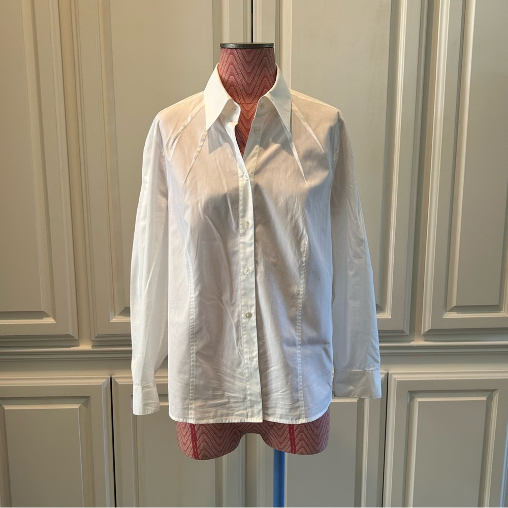 Escada White Blouse